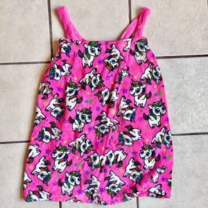 Justice Plush Unicorn Sparkle Swim Shower Cover Up Robe Medium Large